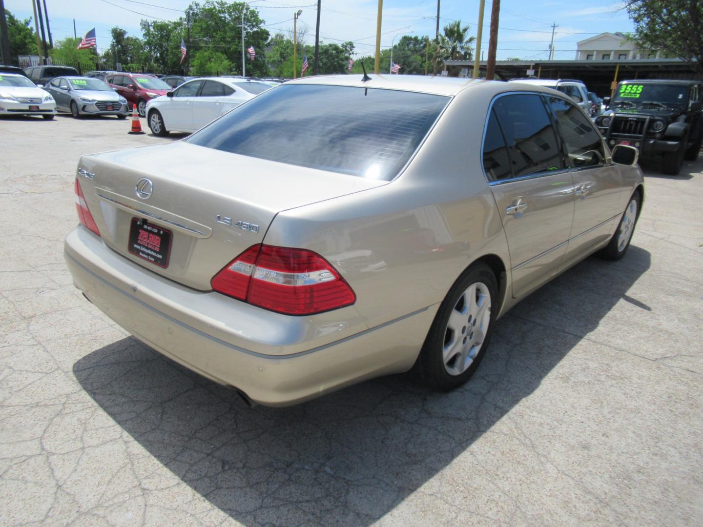 2004 /Tan Lexus LS 430 LS 430 (JTHBN36F740) with an 4.3L V8 F DOHC 32V engine, Automatic transmission, located at 1511 North Shepherd Dr., Houston, TX, 77008, (281) 657-1221, 29.798361, -95.412560 - 2004 LEXUS LS 430 VIN: JTHBN36F740150621 J T H B N 3 6 F 7 4 0 1 5 0 6 2 1 SEDAN 4 DR 4.3L V8 F DOHC 32V GASOLINE REAR WHEEL DRIVE - Photo#16